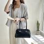 Custom logo Korean edition ladies bag fashion trend handbag elegant temperament shoulder bag simple texture armpit bag