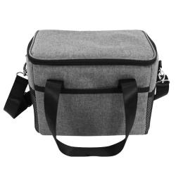 Custom Printed Leakproof Insulated Tote Cooler Bag Big waterproof Thermal Shoulder Strap Double Deck Reusable PEVA Lunch Bag