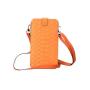 OEM Custom Made Unique Designer Luxury Women Ladies Genuine Snake Skin Leather Mobile Cell Phone Bag Leather Pouch With Strap