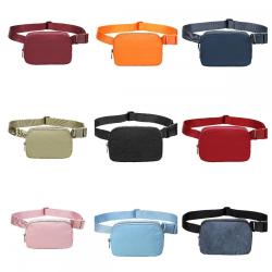 Adjustable Strap Small Waist Pouch Unisex Mini Belt Bag for Women Men Fanny Pack Custom Chest Luxury Waist Bag