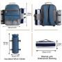 Custom outdoor camping insulated carrier leakproof storage large capacity multifunctional travel picnic backpack for set pack