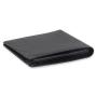 2 ID Window Wallet for Men RFID Blocking Leather Bifold Top Flip Extra Capacity Travel Slim Wallet Genuine Leather Carbon Fiber