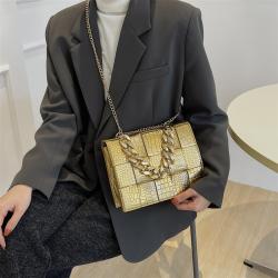 Chains Ladies Designer Bags Pu Ladies Hand Bag Handbags Stone Grain Bolsos Magnetic Button Womens Handbags And Purses RY74001