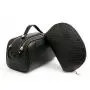 Luxury Custom Women and Men Weaved Leather Dopp Kit Make Up Bag