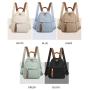ZR846 Fashion Women Bag Small Backpack New Good PU Girl Waterproof Schoolbag Lady High Quality Zipper Versatile Travel Crossbody