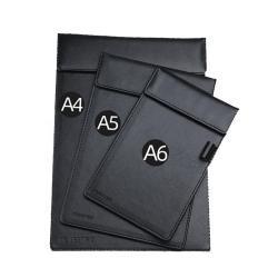 Synthetic Leather Custom A5 A6 Size Clipboard Writing Pad Restaurant Menu Folder Checkbook Cover Holder