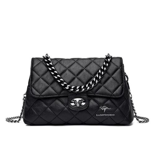 2024 Bags for Women Fashion New Luxury Design Chain Strap Handbag Single Crossbody Shoulder Bag Women'sPu Leather Messenger Bag