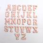 2.15 Inches Self-Adhesive Chenille Letter Patch Custom DIY Glitter Patch Letters Sticker Alphabet Patches For Bags Clothes