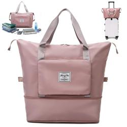 Large Capacity Folding Duffel Bags Waterproof Tote Handbag Travel Duffle Bags Multifunctional Women Travel Bags Dropshipping