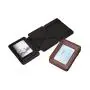 Slim magic wallet custom trifold design pu leather magic wallet for men and women with ID cards credit cards and elastic strap