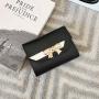 New Pure Color Butterfly Knot Mini Purse Wholesale Lady Multi - Card Coin Purse Pu Leather Magnetic Button Wallet