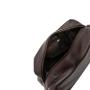 Factory customized makeup bag nice leather travel men make up brush shaving toiletry bags