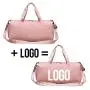 Custom Print Foldable Tote Carry on Luggage Sports Duffel Bags for womens Lightweight Weekend Travel Swimming Gym Yoga Bag