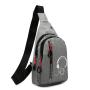 Wholesale Custom Luminous Logo Crossbody Bag Fashion Outdoor Sports Casual Shoulder Chest Bag