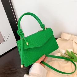 Simple pu leather 2024 temperament retro small square bag shoulder bag for women fashion female crossbody bags handbag
