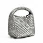 2024 New Braided Bag Fashion Bucket Bag Female Pu Candy Color Shoulder Handbag Trend Child Bag