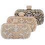 New Luxury 2022 Dinner Bag European And American Ladies Handbag Diamond Banquet Clutch Bag Elegant Crystal Evening Bag