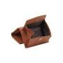 Genuine Leather Small Wallets RFID Blocking Card Holder Ladies Mini Trifold Purse with Coin Pocket