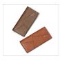 ZR463 RFID Men's Wallet Purse Trend Montage Horizontal Long Card Bag Open PU Business ID Wallet Card Holder Case Money Clip