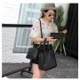 2024 new large-capacity lychee grain handbag shoulder bags European American retro fashion tassel four sets women's bags