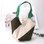 Custom Logo Printing Weekend Shopping Canvas Tote Bag Luxury New Design Recycled Cotton Twill Handle Lunch Bag