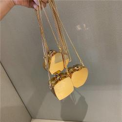 2024 Women's Clutches fashion geometric shape crossbody bags women clutch acrylic chain bag for wedding party evening bags