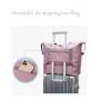 Wholesale Dry Wet Separation Exercise Yoga Fitness Large Capacity Short Trip Training Customized Logo Pink Duffle Travel Bag