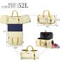 Custom Design 2-in-1 Detachable Hanging Folding Suit Storage Bag Business Trip Multi-Pocket Garment Duffel Bag