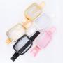 Keymay Wholesale Men Women Transparent Belt Bag Waterproof Waist Bag Pvc Clear Fanny Packs Crossbody