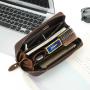 KBW315 2023 Hot Selling Money Bag Head Layer Cowhide Clutch Bag Large Capacity Retro Simple Men's Long Multi-card Package