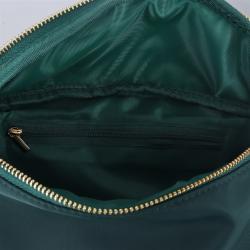 Keymay Pre-Sale Personalized Chenille Letter Patches Christmas Green Large Waist Bag Crossbody Bag Nylon Fanny Waist Pack