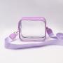 Fashion Mini Shoulder Bag Candy Color Shoulder Bag Clear Jelly Clutch Purse Transparent Handbag For Summer Holiday