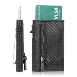 Aluminum Wallet Money Clip Metal Card Holder RFID Blocking Metal Card Holder Money Clip