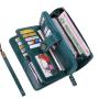 ZR110 Hot-selling RFID Antimagnetic Long Zipper Women's Wallet Wallet Wallet European and American Large-capacity Handbag