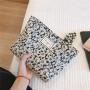 Gelory Multifunctional Retro Bowknot Jacquard Floral Cosmetic Bag Large Capacity Makeup Pouch Beauty Storage Clutch Bag