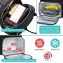 Lovevook 2022 Insulated Cooler Backpack with Lock Laptop Backpack Lunch Box Bag Mens School Travel Picnic Backpack for Women