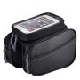 ZF153 PU Bike Bags Mountain Waterproof Mobile Phone Crossbar Hanging Bags Saddle Cycling Gear Accessories Front Beam Bags