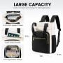 LOVEVOOK fashion backpack for women simple leisure travel bag quilted 15.6in laptop business travel shoulder bag school backpack