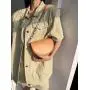 Custom 2023 Fashion Women Luxury Solid Handbag Novelty Quality Genuine Leather Small Ladies Crossbody Bag Handbags