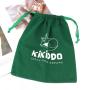 Reusable Organic Custom Logo Printing Green Pink Cotton Toy Balloon Packaging Drawstring Dust Bag Promotion Muslin Pouch