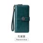 RFID Protection Women's Long Wallet Female Purses Card Holder Wallets vintage Leather Clutch Money Bag Simple Girls Wallet carteras para mujer