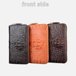 Cartera De Cuero Para Hombre  Authentic Genuine Crocodile Skin Real Croc Leather Men's Clutch Bag Hand Zipper Wallets For Men