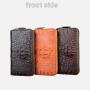Cartera De Cuero Para Hombre  Authentic Genuine Crocodile Skin Real Croc Leather Men's Clutch Bag Hand Zipper Wallets For Men
