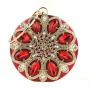 sac tendance 2024 Fashion Exquisite Chain Shoulder Bag Round Evening Bag Wedding Crystal Purse