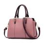 2021 Korean Style Women Handbags China Wholesale PU Lady Bags Girl Pure Color Zipper Square Handbag