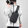ZR824 Wholesale Male Biker Bag Password Anti-theft USB Chest Bag Men Single Shoulder Sport Waterproof Casual Crossbody Waist Bag