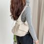Korean Version Hand Bag Large Capacity Women's Fashion Joker Shoulder Bag Female Minori Casual Fold Nylon Waterproof Armpit Bag
