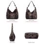 REALER 2023 PU Leather Snake Pattern Womens Shoulder Bags  Ladies Totes Hand bags women Hobos handbags