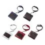 Office Used Horizontal ID Card Name Tag Badge Holder With PU Leather Lanyard