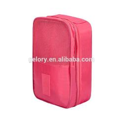 Gelory Customized Wholesale Folding Waterproof Travel Shoe Storage Bag Polyester Mesh Bag Shoe Bags